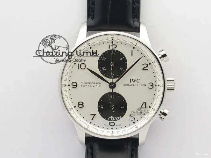 MIROTIME 0327 Portuguese Real PR IW500112 ZF 1:1 Laureus Edition On Black Leather Strap A Flexible 7369